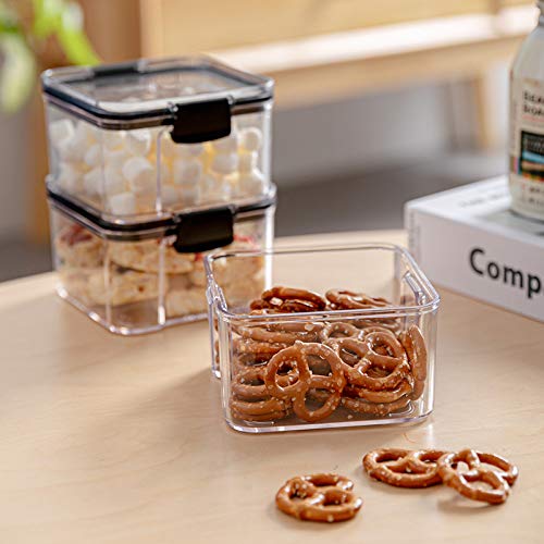 Lock Air Tight Square Shape Kitchen organization Storage Container Leak Proof Locking Lid,Fridge Storage